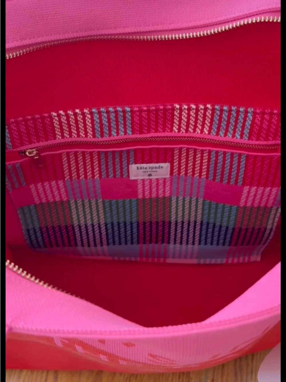 Kate Spade New York × Target colorblock knit tote bag